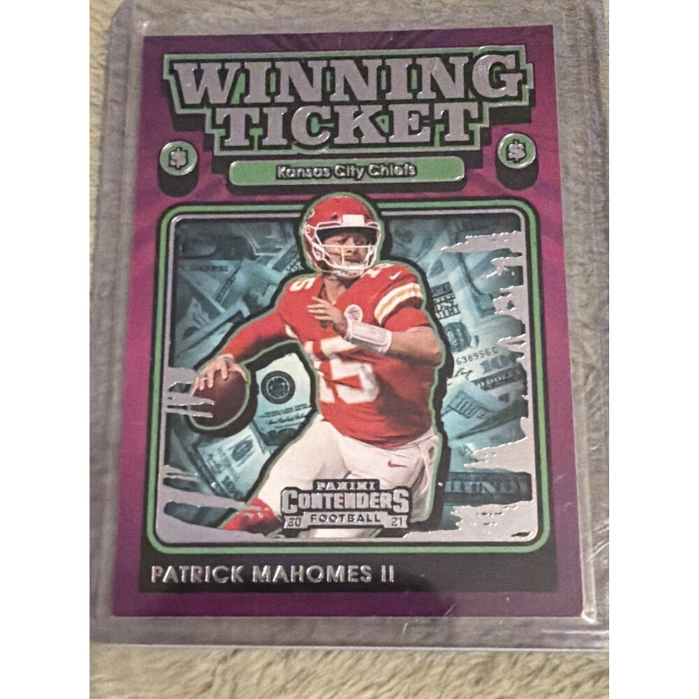 2021 Panini Contenders - Winning Ticket Patrick Mahomes II #WT-PMA